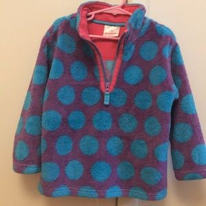 Hanna Anderson pull up marshmallow sweater